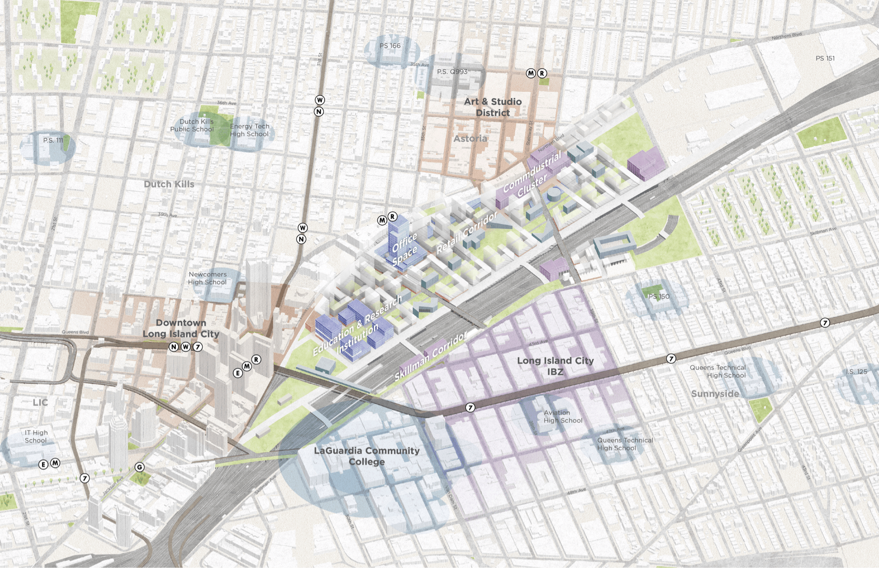 map of schools and centers